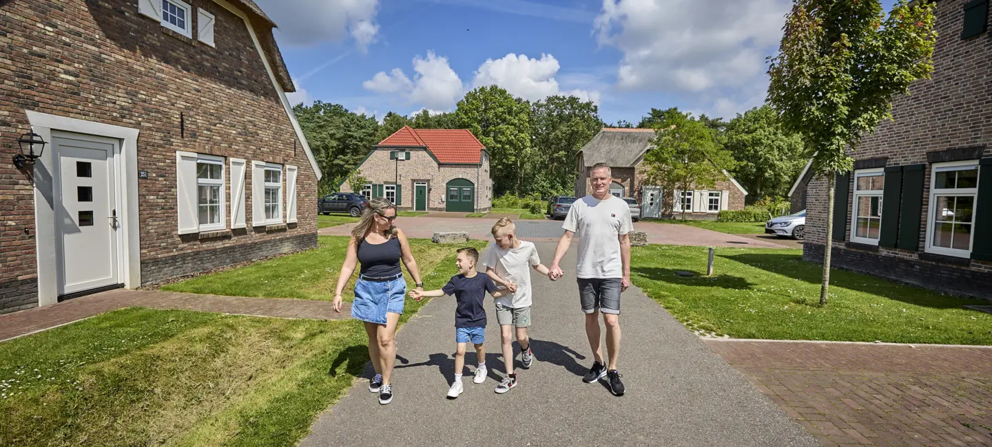 Bungalows op Recreatiepark de Leistert in het voorjaar