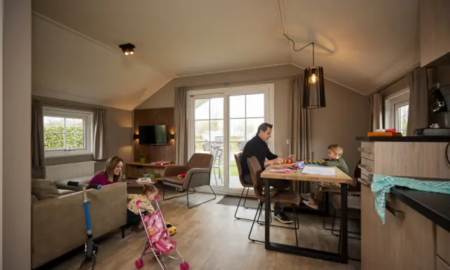 4 persoons Leistert Lodge Binnen 4