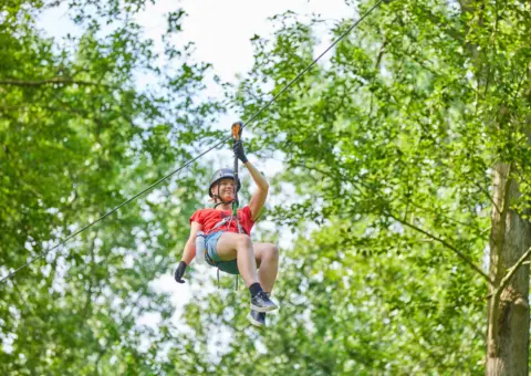 Fun Forest Zipline Bomen Vrouw 2