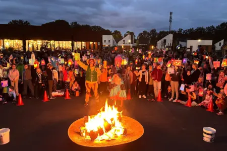 Minidisco bij het kampvuur 1